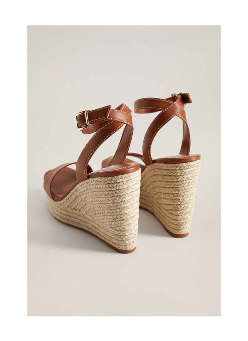 Sandales/Nu pieds marron MANGO femme