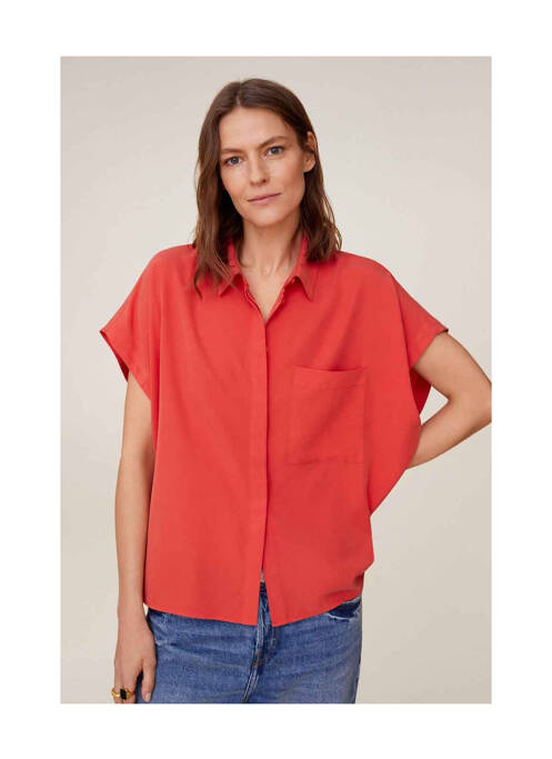 Chemisier rouge MANGO pour femme