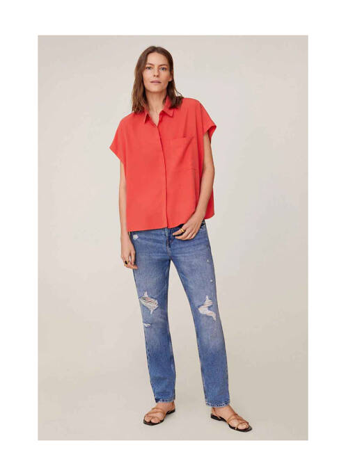 Chemisier rouge MANGO pour femme