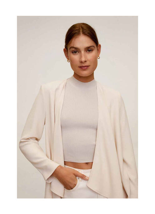 Blazer beige MANGO pour femme