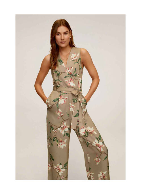 Combi-pantalon blanc MANGO femme