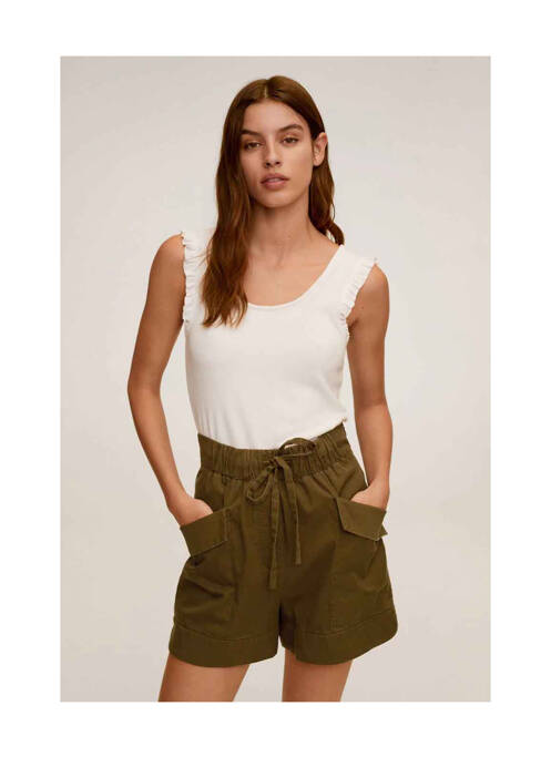 Short vert MANGO pour femme
