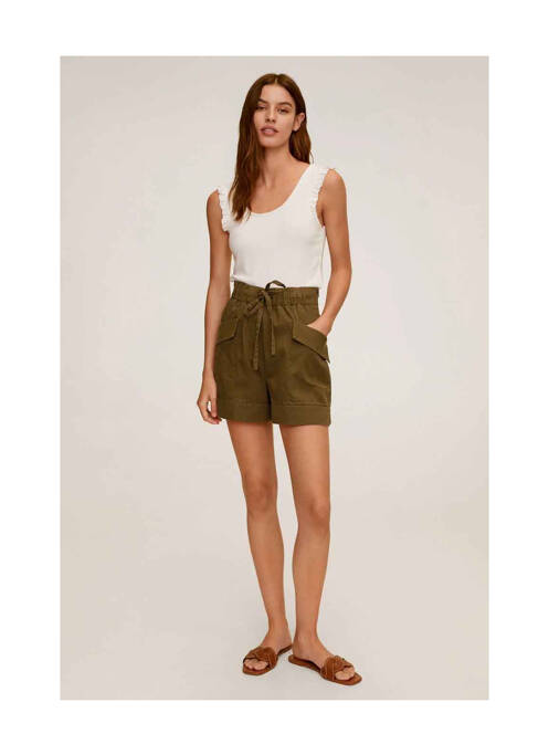 Short vert MANGO pour femme