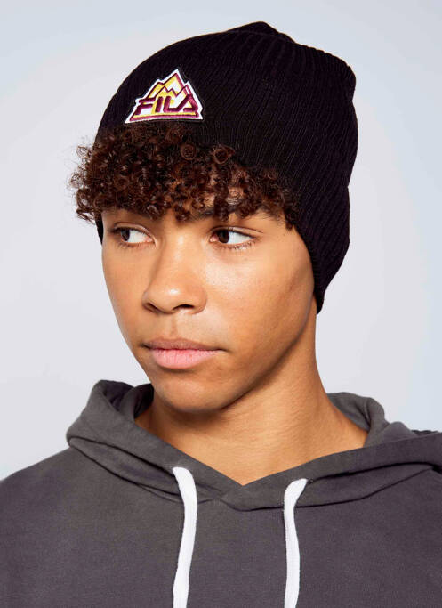 Bonnet noir FILA pour homme