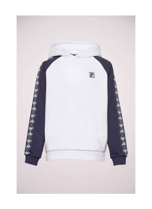 Sweat-shirt à capuche blanc FILA pour garçon