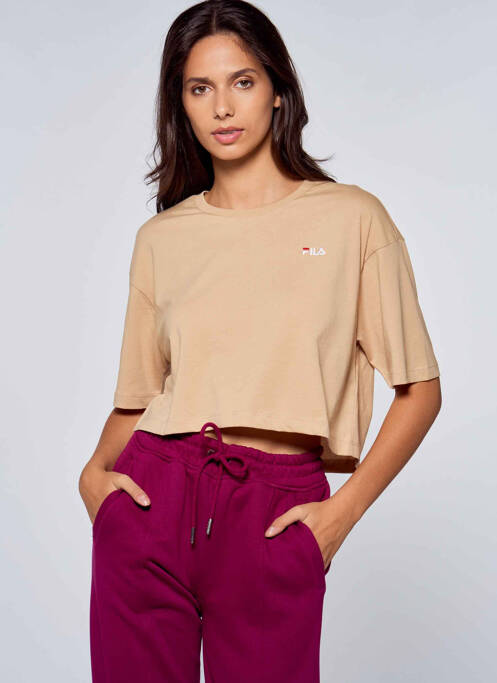 T-shirt beige FILA pour femme
