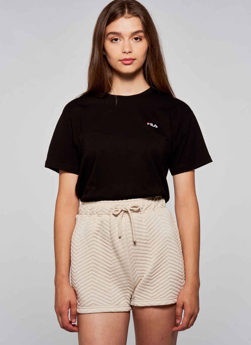 T-shirt noir FILA pour femme
