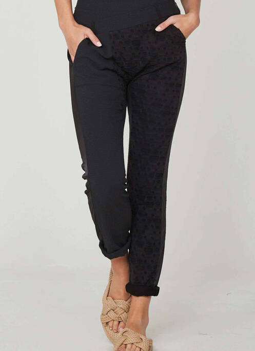 Pantalon slim noir NÜ pour femme