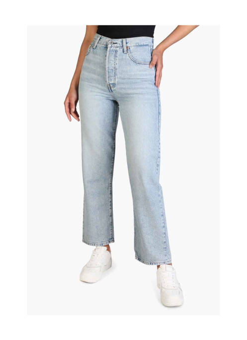 Jeans coupe droite bleu LEVIS pour femme