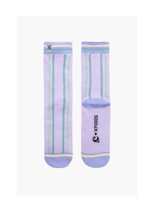 Chaussettes violet XPOOOS femme