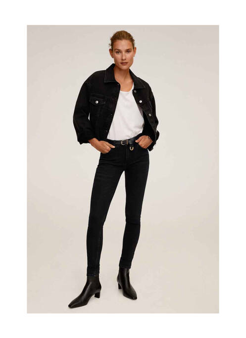Jeans skinny noir MANGO femme