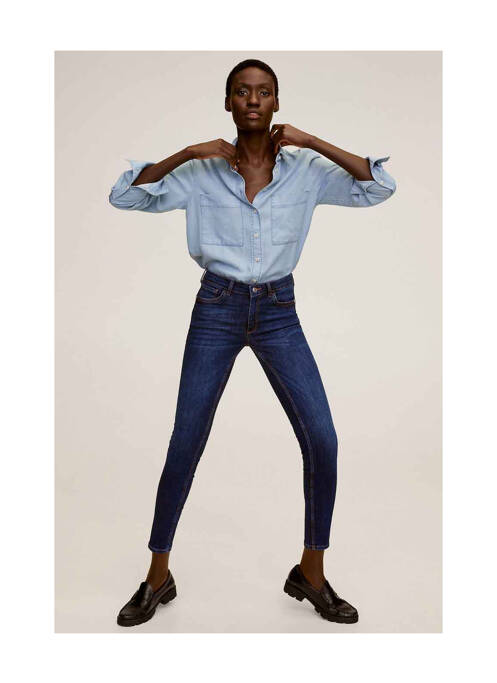 Jeans skinny bleu MANGO pour femme