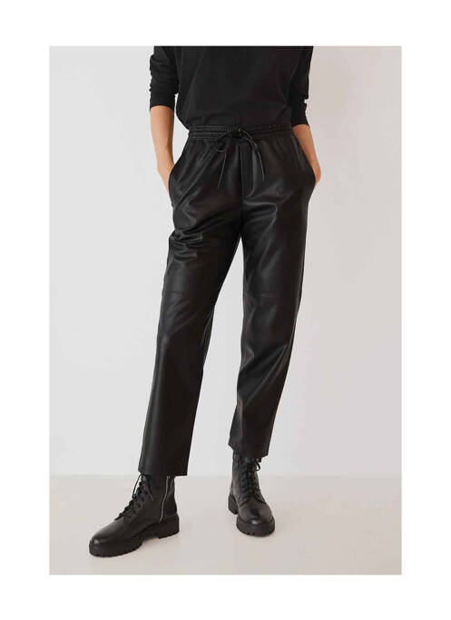 Pantalon chino noir MANGO pour femme