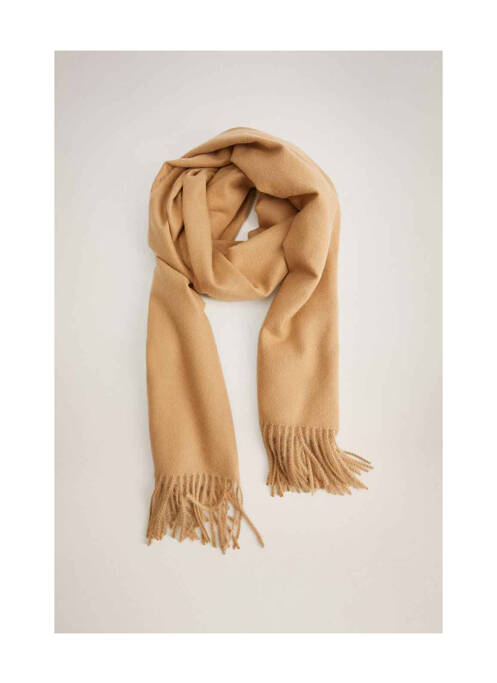 Echarpe orange MANGO femme