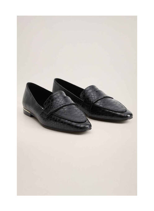 Mocassins noir MANGO femme