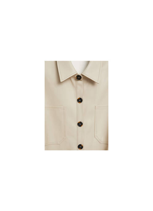 Veste casual beige MANGO femme