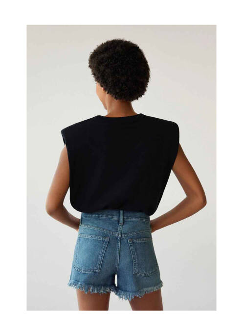 Bermuda bleu MANGO pour femme