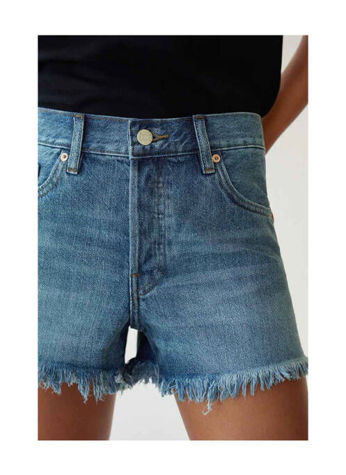 Bermuda bleu MANGO pour femme