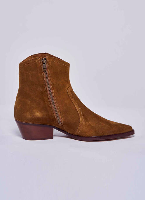 Bottines/Boots marron MANGO femme