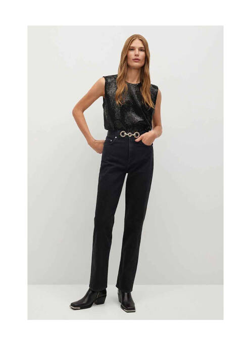 Top noir MANGO femme