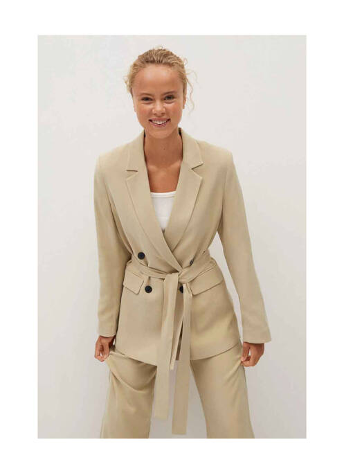 Blazer beige MANGO pour femme