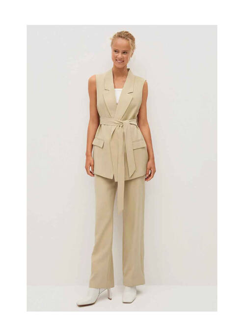 Blazer beige MANGO pour femme