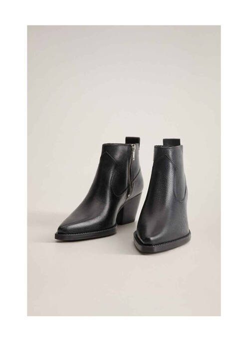 Bottines/Boots noir MANGO pour femme