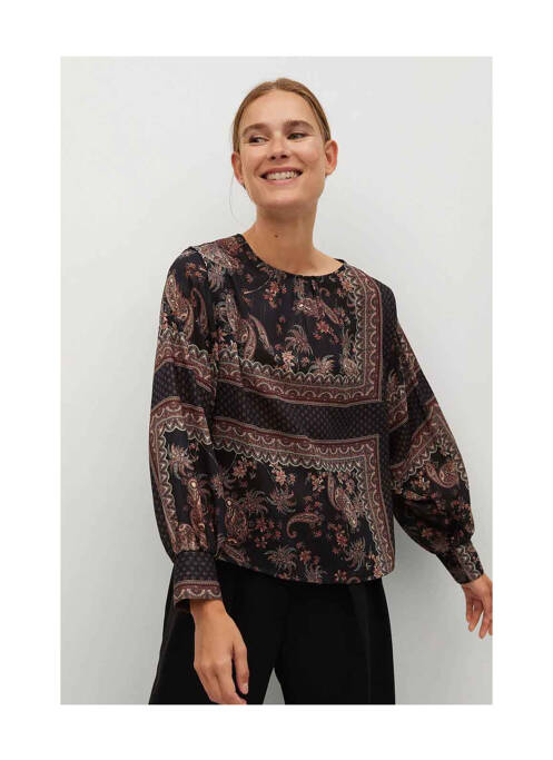 Blouse noir MANGO pour femme