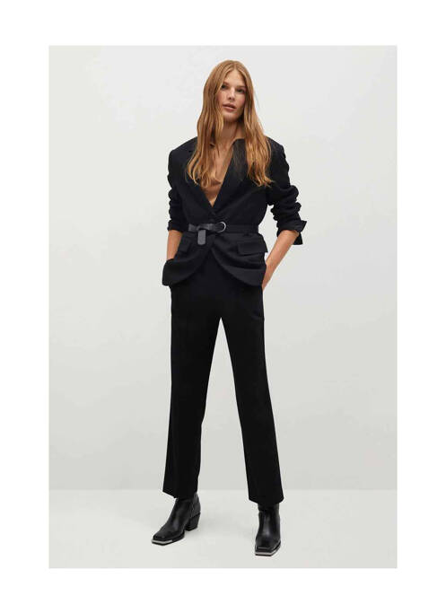 Pantalon chino noir MANGO pour femme