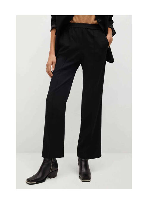 Pantalon chino noir MANGO pour femme