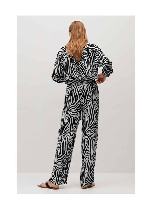 Pantalon droit noir MANGO pour femme