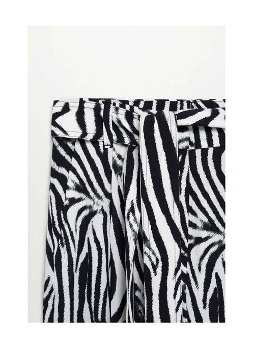 Pantalon droit noir MANGO pour femme
