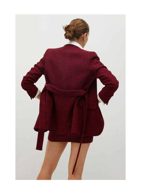 Blazer rouge MANGO pour femme
