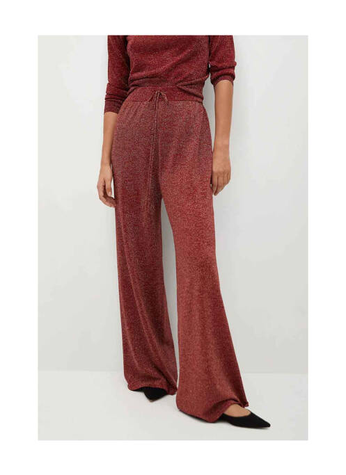 Pantalon flare rouge MANGO pour femme