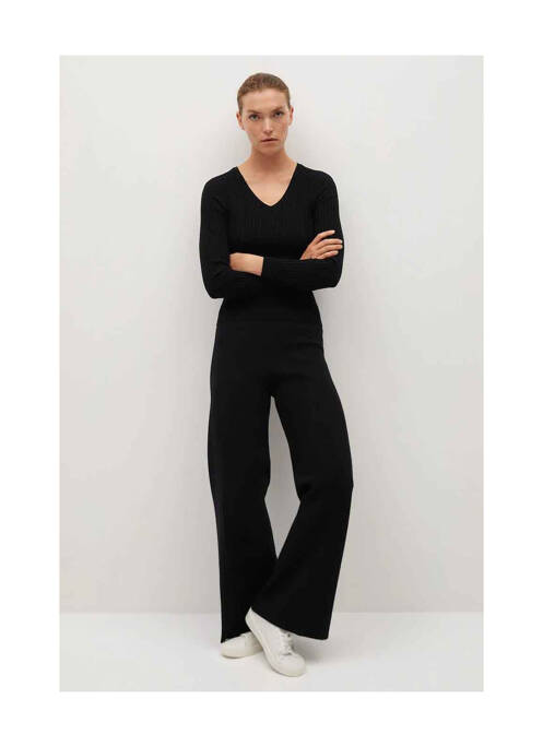 Pantalon flare noir MANGO pour femme
