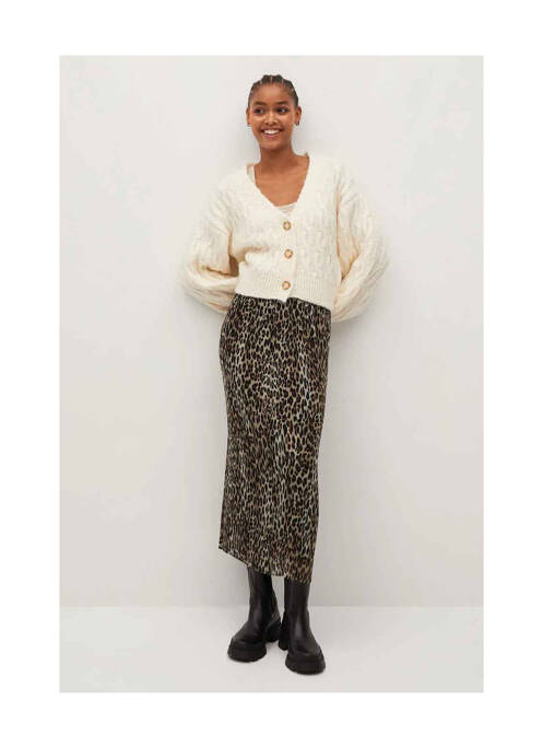 Jupe longue noir MANGO pour femme