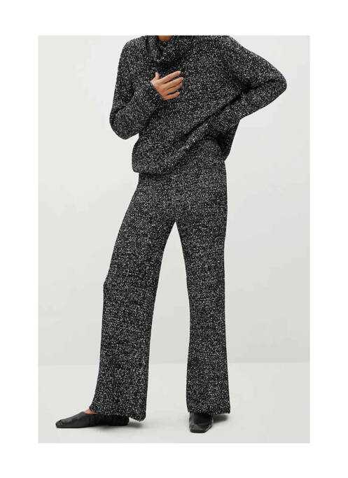 Pantalon flare noir MANGO pour femme