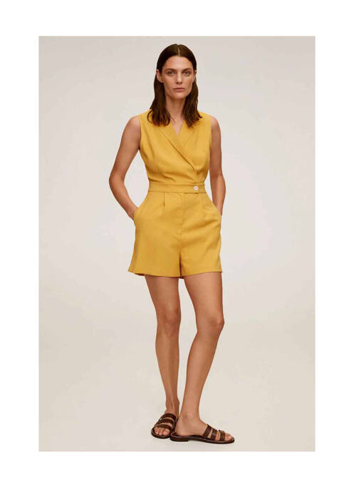 Combishort jaune MANGO pour femme