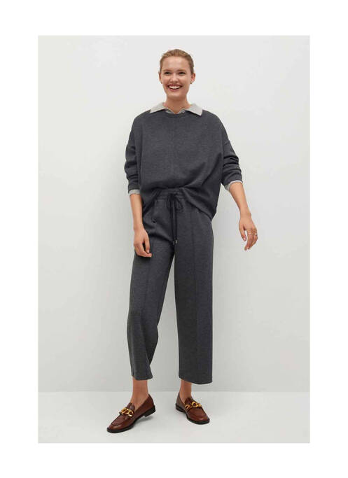 Pantalon flare gris MANGO pour femme