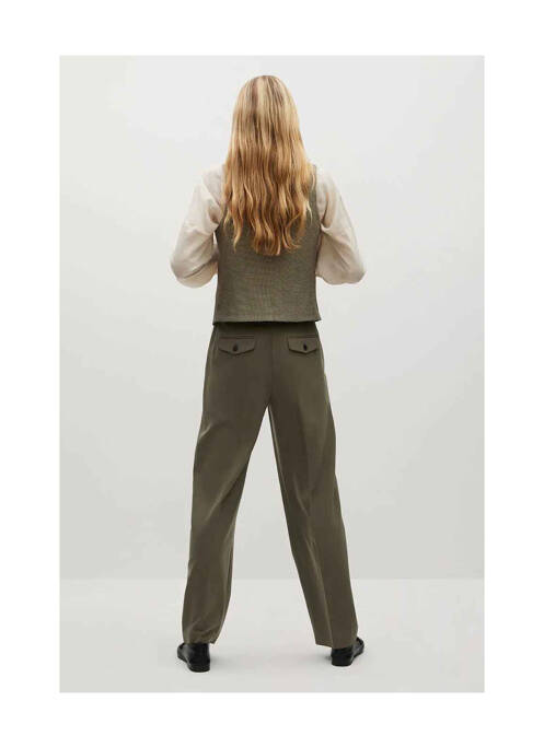 Pantalon chino beige MANGO pour femme