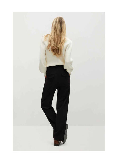 Pantalon droit noir MANGO femme