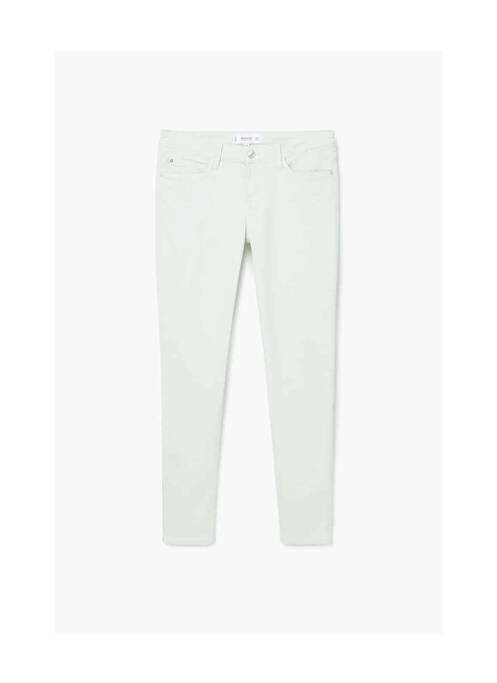 Jeans coupe slim vert MANGO pour femme