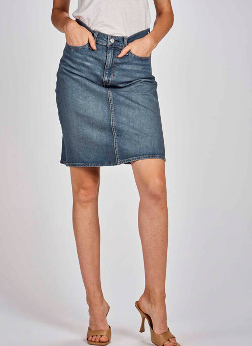 Jupe courte bleu LEVIS femme
