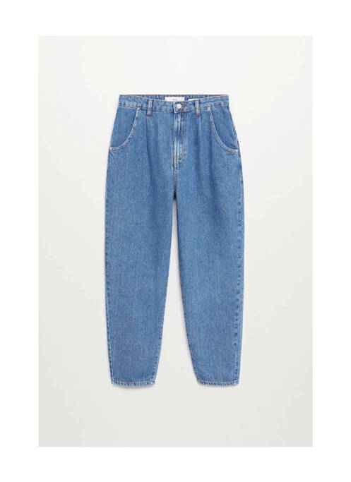 Pantalon 7/8 bleu MANGO pour femme