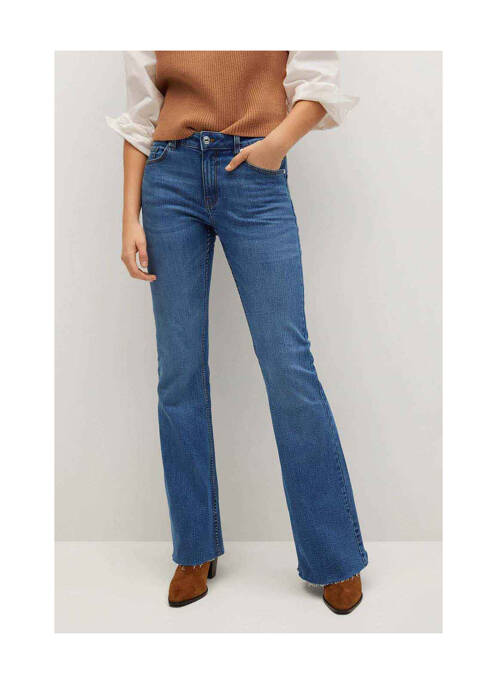 Jean coupe flare bleu MANGO pour femme