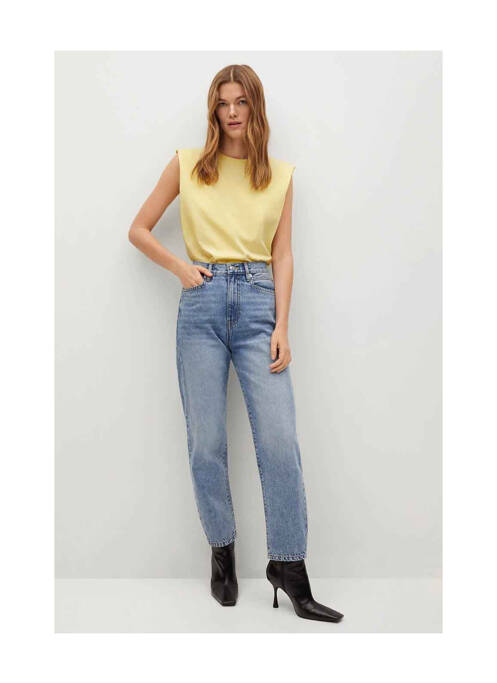 Top jaune MANGO pour femme