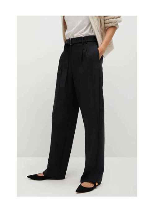 Pantalon chino noir MANGO pour femme