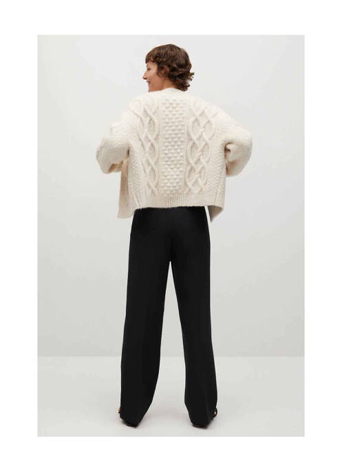 Pantalon chino noir MANGO pour femme