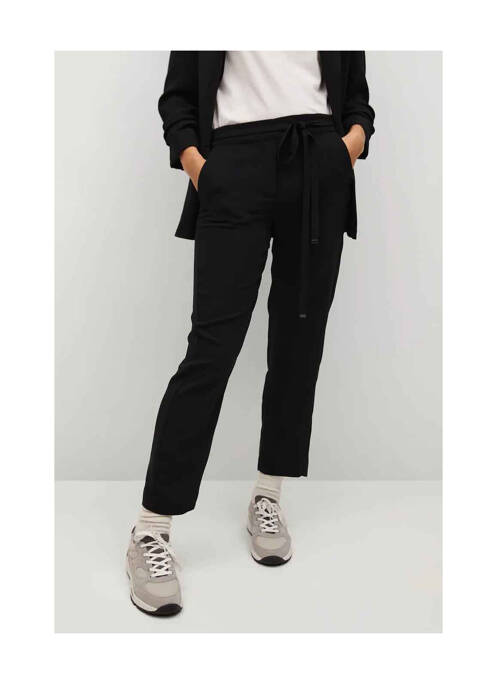 Pantalon chino noir MANGO pour femme