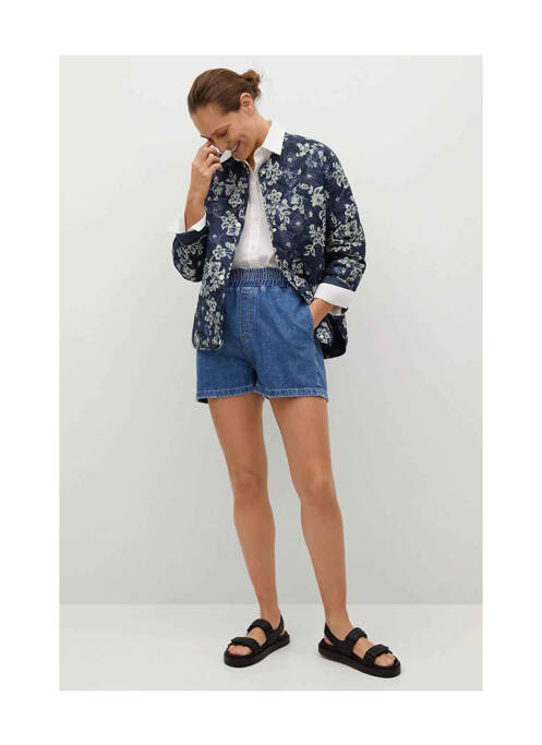 Veste casual bleu MANGO pour femme